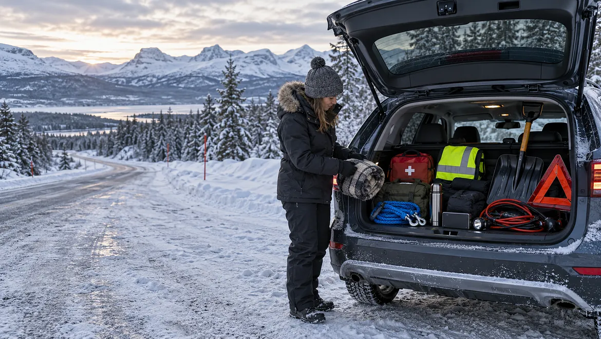 Vinterberedskap vid fjällvägen
